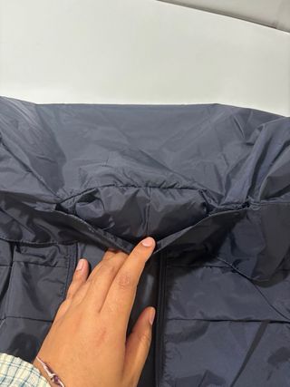 Chubasquero azul marino