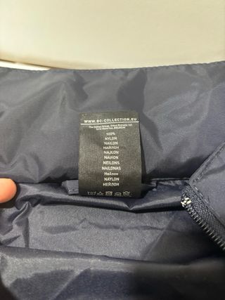 Chubasquero azul marino