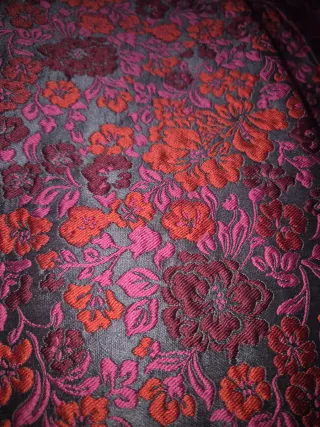 Vestido fiesta adolescente con bordado floral