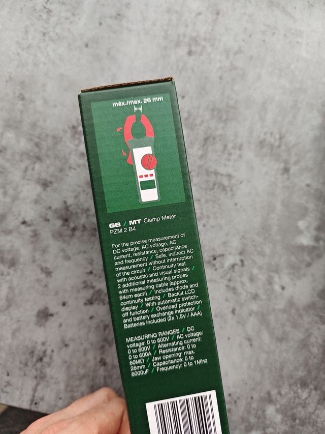 Pinza Amperimétrica Parkside PZM 2 B4