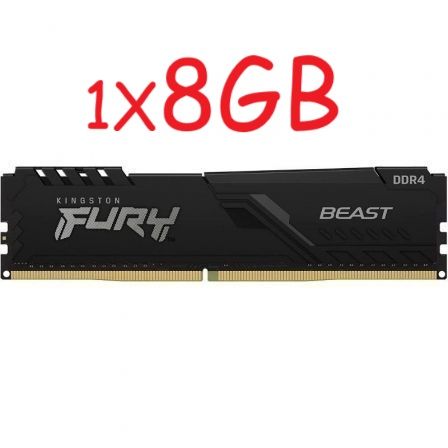 Memoria Ram Kingston FURY Beast DDR4 8GB 3200MHz