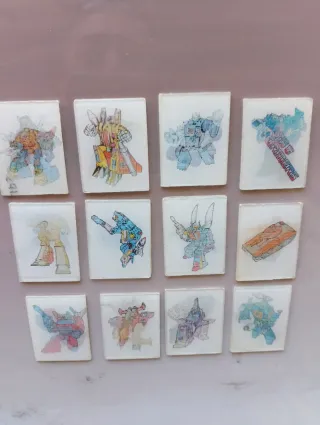 Cromos Pegatinas Transformers