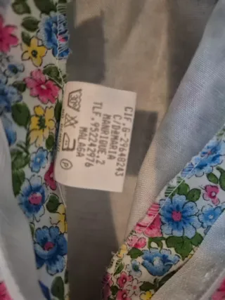 Vestido Gitana Niña Flores Volantes Amarillo  t