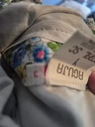 Vestido Gitana Niña Flores Volantes Amarillo  t