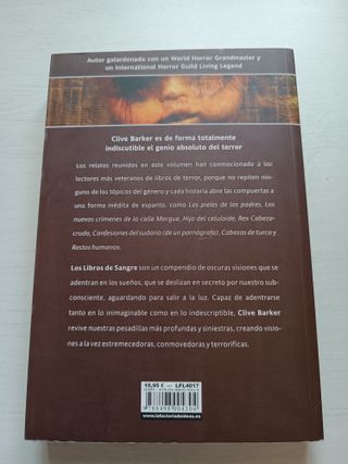 Libros de sangre Vol. 2 - Clive Barker. La Factorí