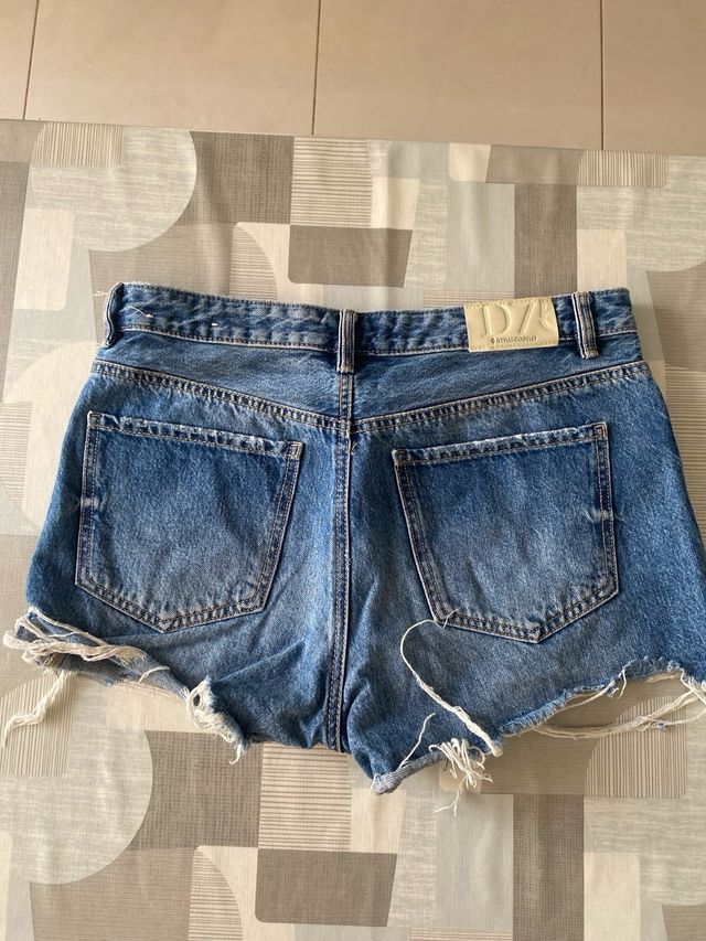 3x1 Shorts D75 Short Denim Rotos pack de 3 T-40