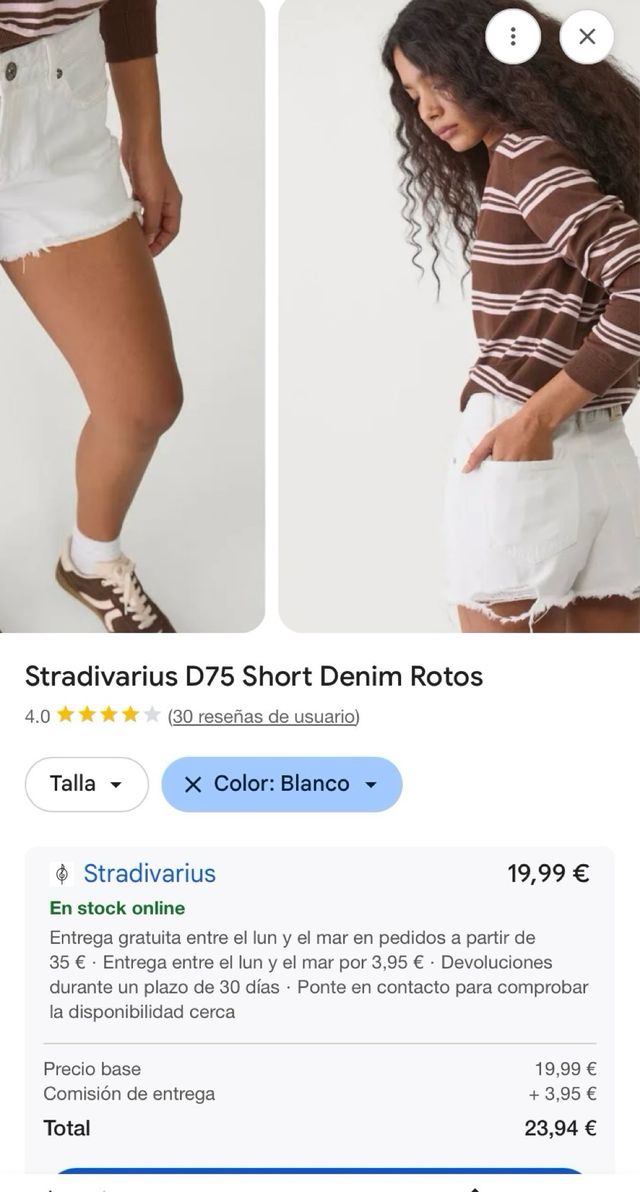 3x1 Shorts D75 Short Denim Rotos pack de 3 T-40