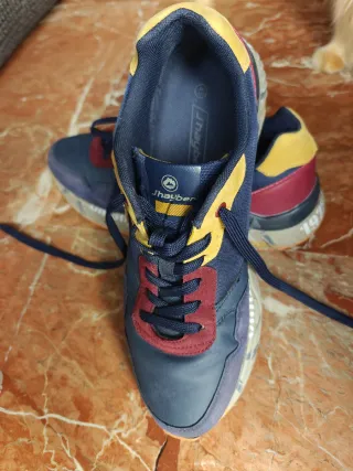 J'hayber Calzado Casual Azul y Rojo, Bambas Hombre