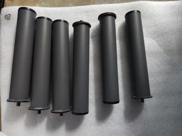 Base tapizada (Somier) 150x190 Negro/Gris