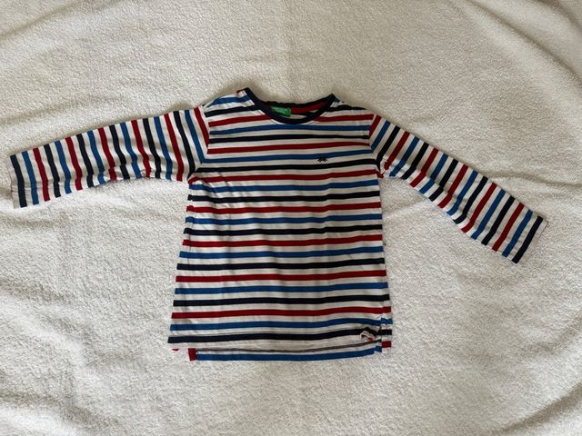 Camiseta Benetton Rayas Algodón T3-4