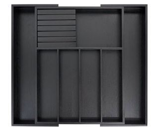 Organizador de gaveta extensível em bambu