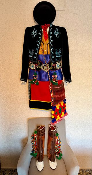 Traje Contrabandista Alcoi Mujer Bordado a mano