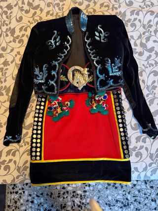 Traje Contrabandista Alcoi Mujer Bordado a mano
