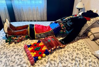 Traje Contrabandista Alcoi Mujer Bordado a mano