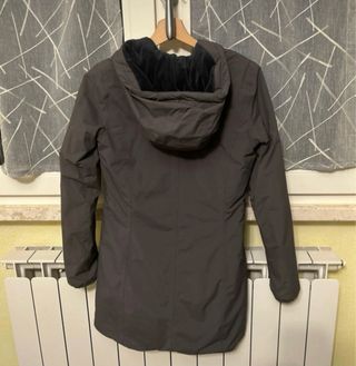 K-Way lungo donna grigio taglia 9