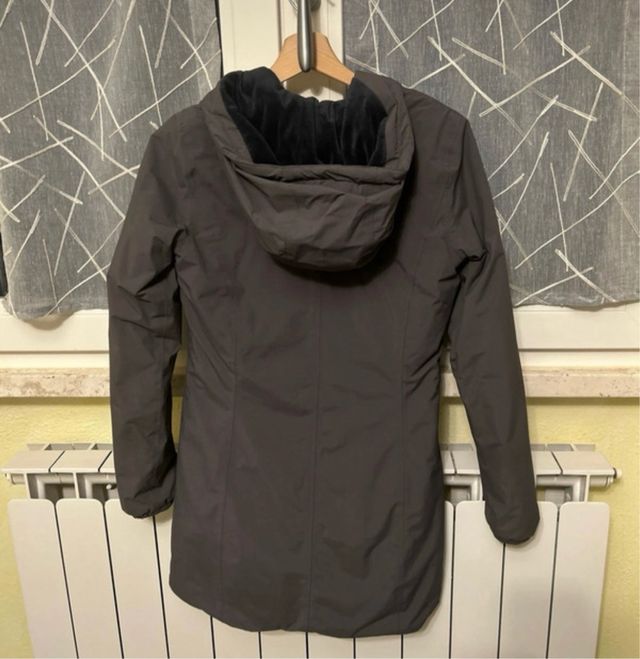 K-Way lungo donna grigio taglia 9