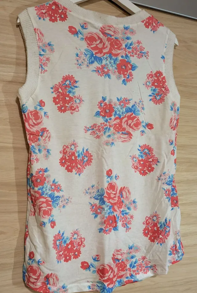 Camiseta sin mangas Mystery Jeans floral