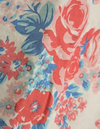 Camiseta sin mangas Mystery Jeans floral