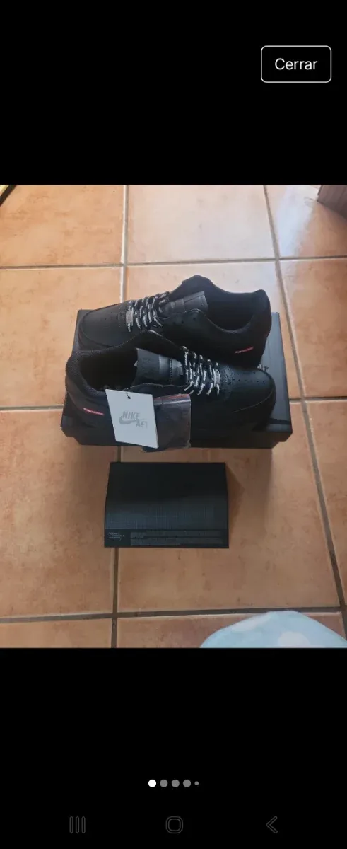 Nike Air Force 1 Hombre Negro