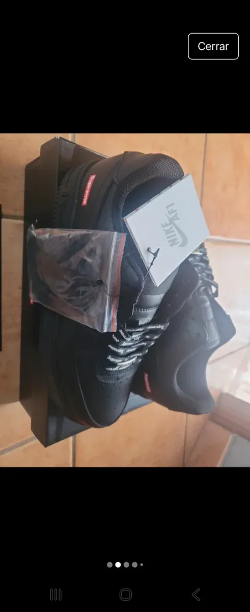 Nike Air Force 1 Hombre Negro