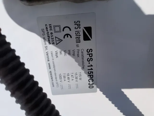 Placa solar SPS-115PC30 115W