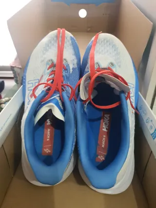 Hoka Mach 6 Zapatillas Running Azul/Blanco