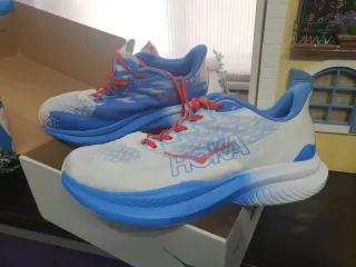Hoka Mach 6 Zapatillas Running Azul/Blanco