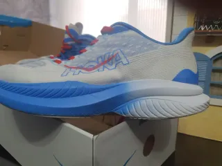 Hoka Mach 6 Zapatillas Running Azul/Blanco