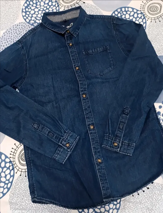 Camisa vaquera niño Talla 11-12