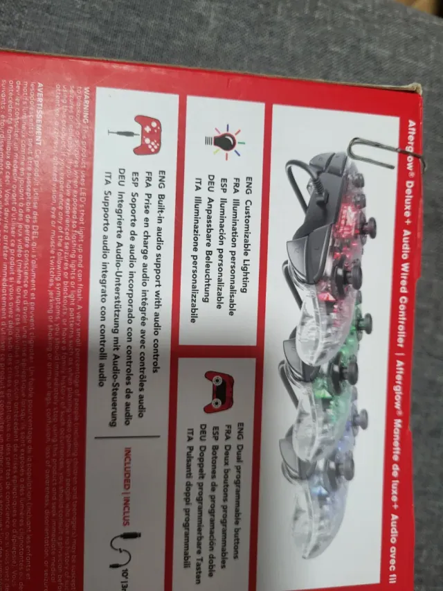 Mando Afterglow Deluxe+ Audio Wired Controller