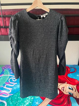 Vestido fiesta brillos GREEN COAST Talla S