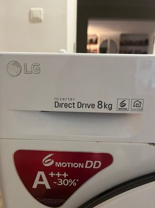 Lavadora LG Direct Drive 8kg