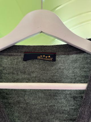 Gilet uomo lana grigio