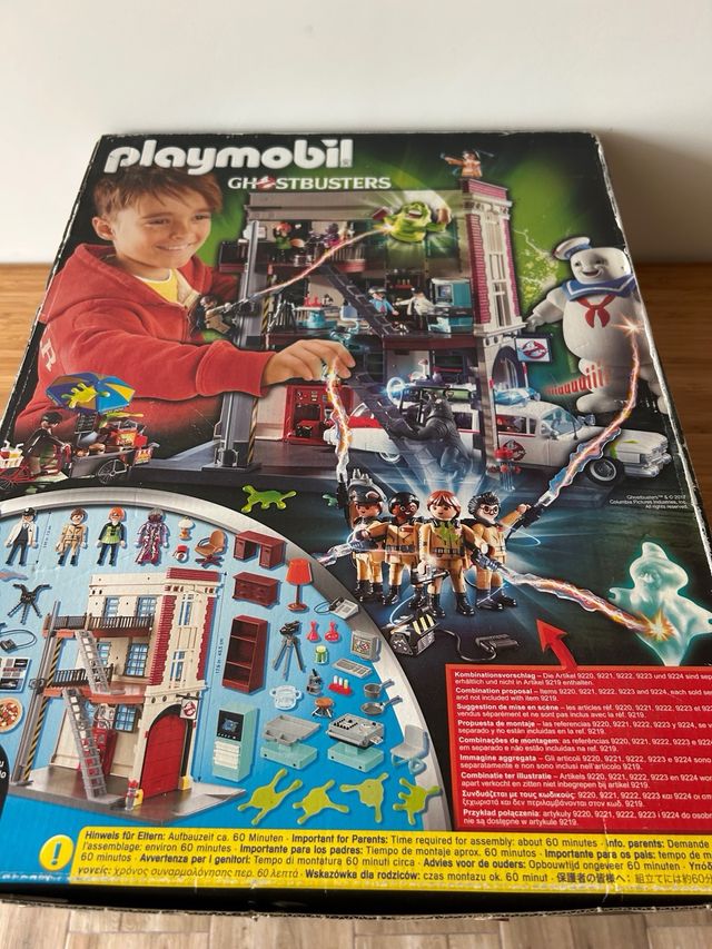 Playmobil Cazafantasmas Estación de Bomberos sin a