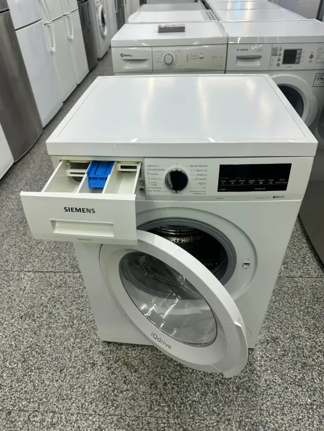 Lavadora Siemens 8kg iQdrive Blanca