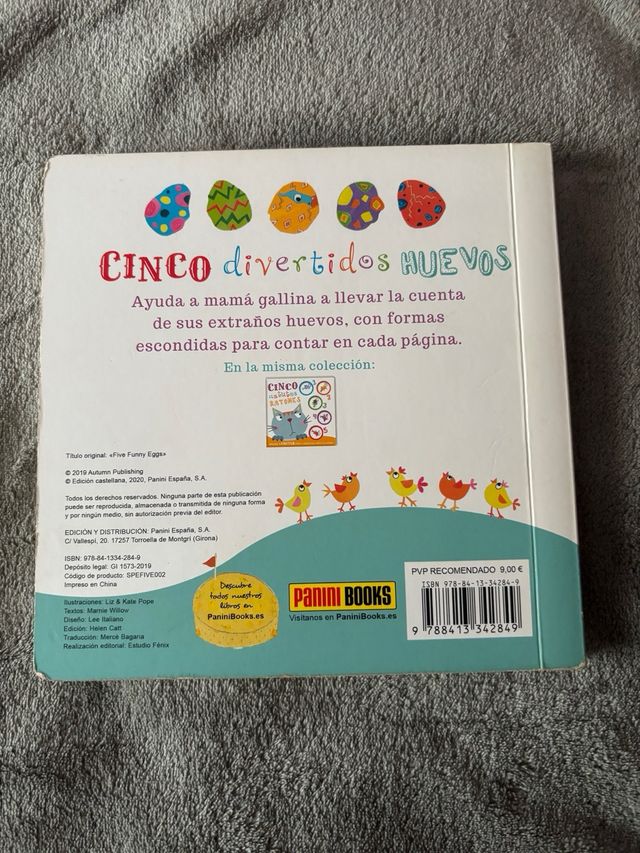 Cuento Infantil Cinco divertidos huevos