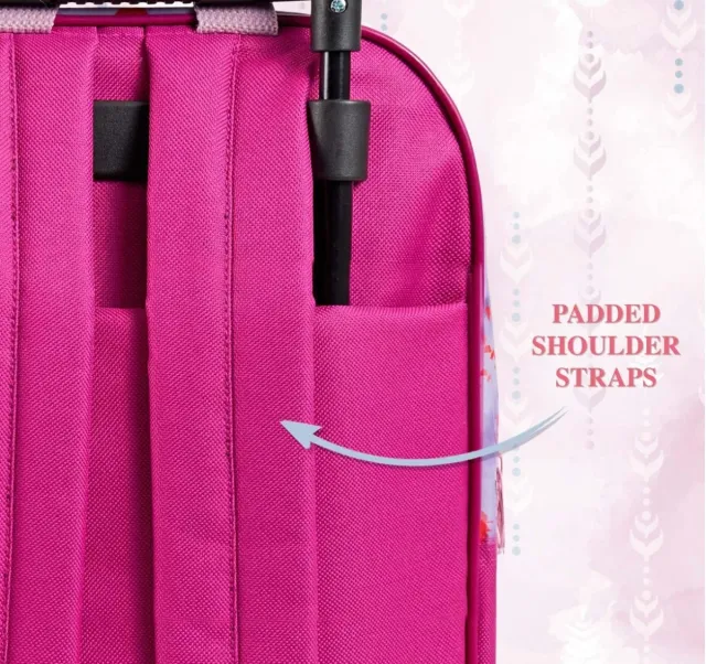 Mochila Perletti Frozen 2 con Ruedas Rosa