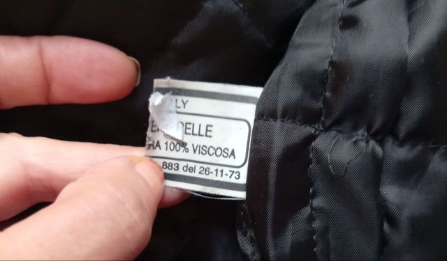 Giubbotto vera pelle nera donna M