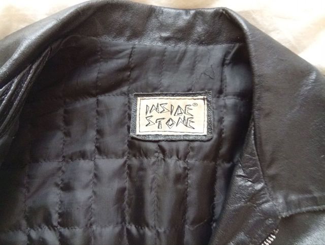 Giubbotto vera pelle nera donna M