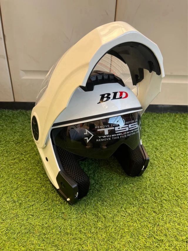 Casco Moto Modular Blanco BLD