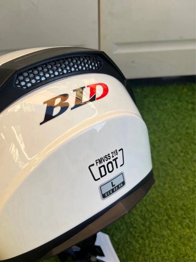 Casco Moto Modular Blanco BLD