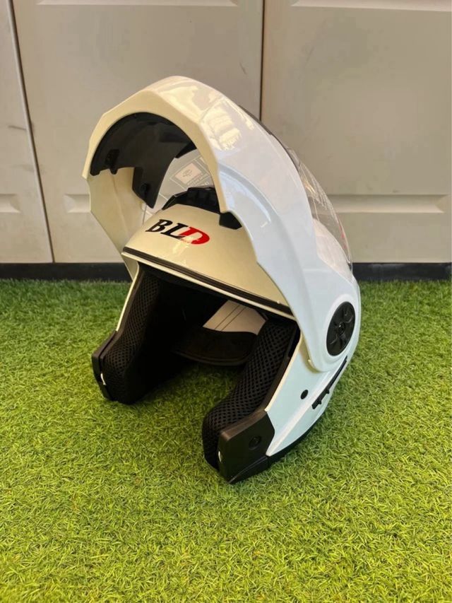 Casco Moto Modular Blanco BLD