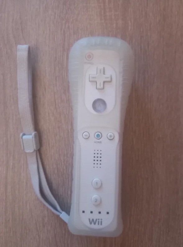 Controller Wii Nintendo con custodia e cinturino