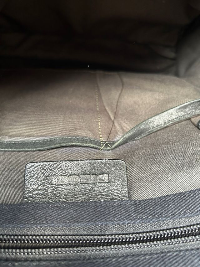 Mochila Diesel Cuero Verde