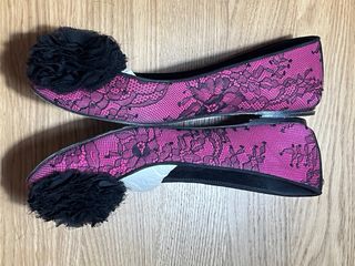 Bailarinas Carolina Herrera Negras y Rosas