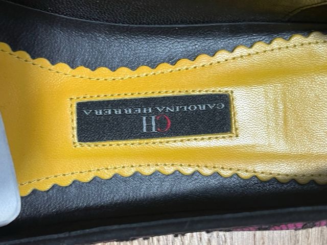 Bailarinas Carolina Herrera Negras y Rosas