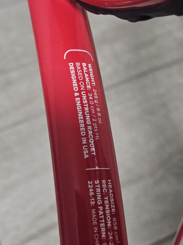 Raqueta Wilson Six.One Lite 249Gr