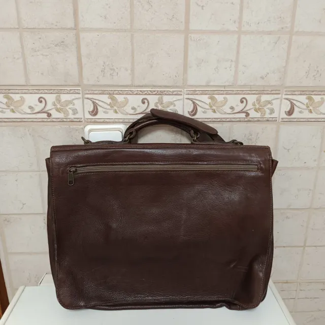 Maletín ejecutivo piel marrón