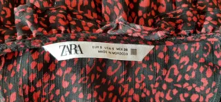 Vestido corto fiesta estampado mujer