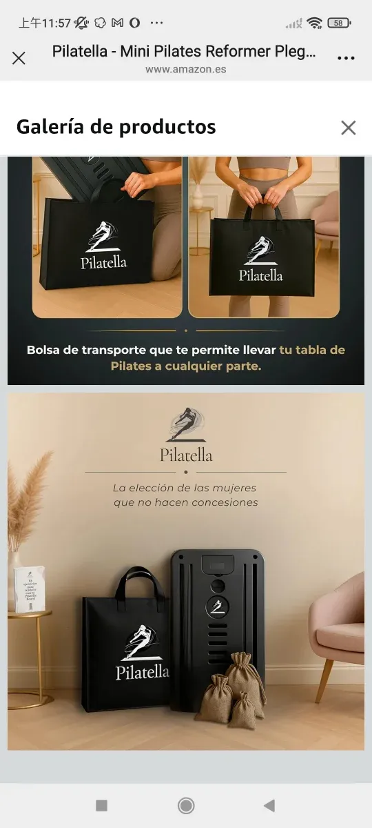 Pilates Reformer Plegable - Máquina Multifuncional